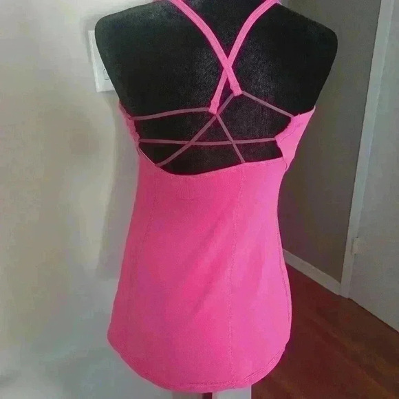 Lululemon Women's Pink Dancing Warrior Tank 6 - Picture 4 of 12